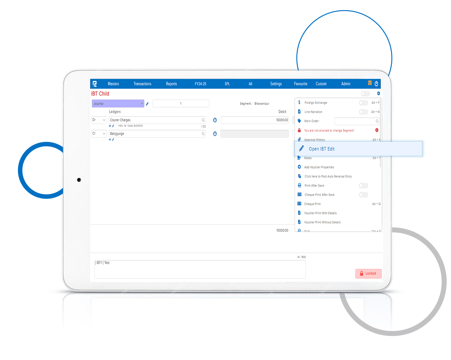 IBT Parent Entry Edit from Child Entry Tab